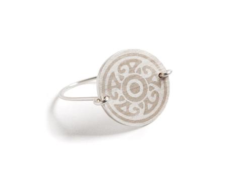 Inca Earth and Water Ring (Silver)