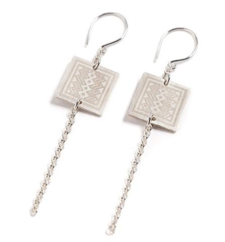 Inca Life Journey Earrings (Silver)