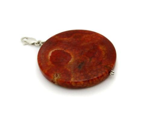 Orange Agate Pendant