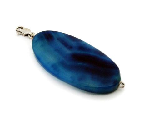 Blue Agate Pendant