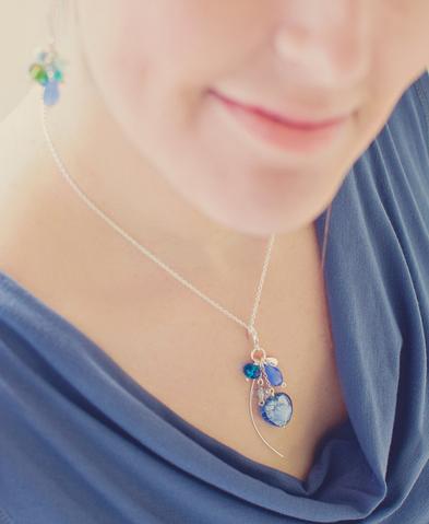 Eco Cluster Detachable Pendant Necklace